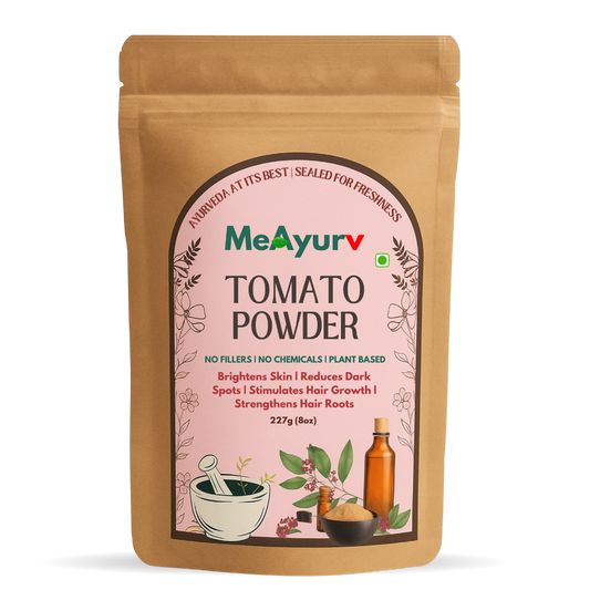 MeAyurv Organic Tomato Powder – Pure Tomato Powder | Ayurvedic Culinary & Skin Use for Lycopene, Glow & Natural Flavor | Natural, Vegan, Chemical Free