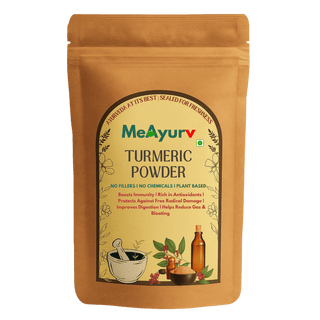 MeAyurv Turmeric Powder (Haldi Powder), High Curcumin for Vibrant Colour & Health | Pure Haldi for Cooking, Immunity Booster, Golden Milk & Skin Care