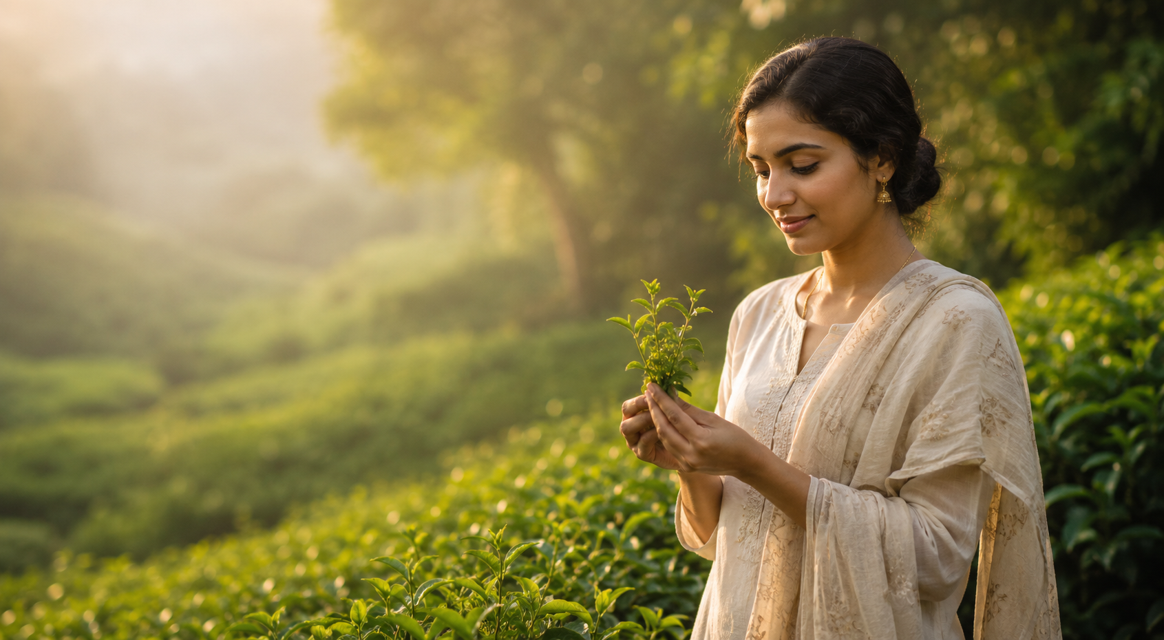 Fresh single-origin Ayurvedic herbs from the farm