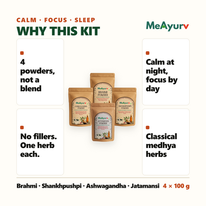 Calm, Focus & Sleep Combo