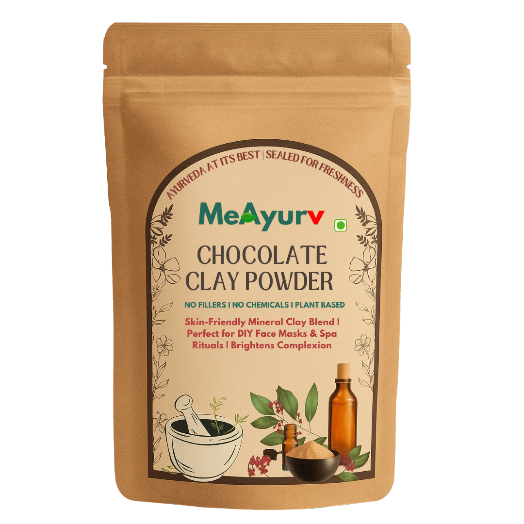 meayurv chocolate clay powder
