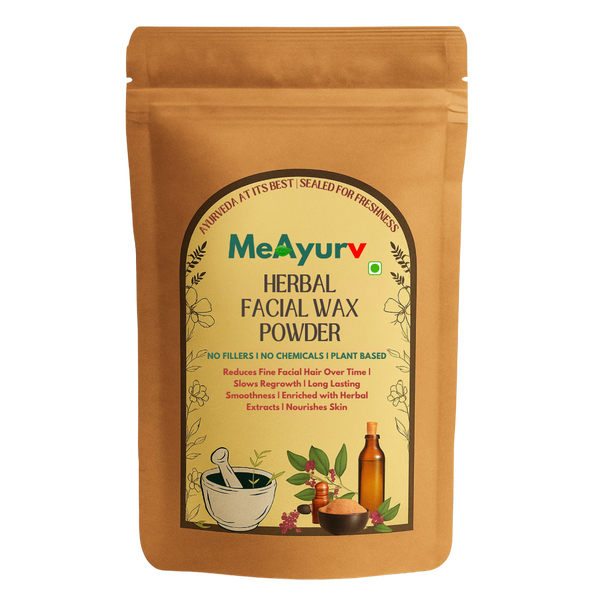 meayurv herbal facial wax powder