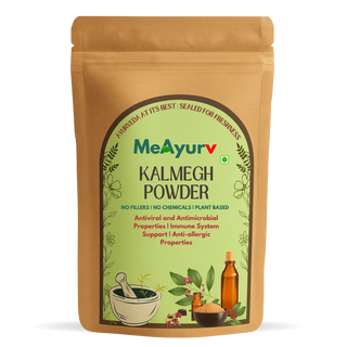 MeAyurv Organic Kalmegh Powder – Pure Andrographis Paniculata | Ayurvedic Herbal Supplement for Liver Health, Immunity & Detox | Natural, Vegan, Chemical Free