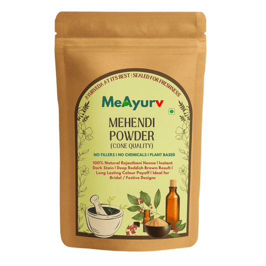 meayurv mehendi powder cone
