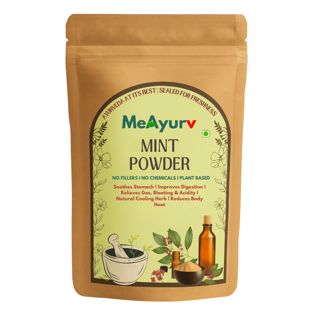 meayurv mint powder meayurv pudina powder