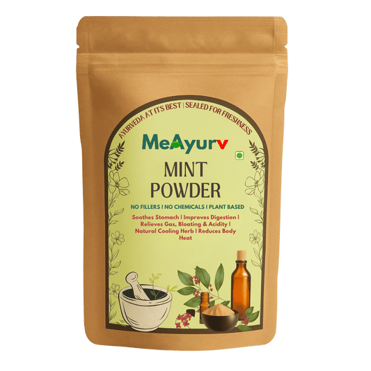 meayurv mint powder meayurv pudina powder