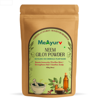 MeAyurv Organic Jamun Seed Powder for Diabetes Care | Pure Syzygium Cumini for Sugar Balance & Metabolism | Natural, Herbal & Vegan Blood Sugar Support