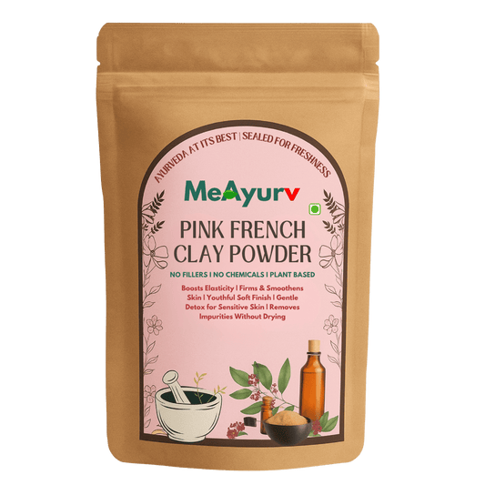 meayurv pink french clay powder
